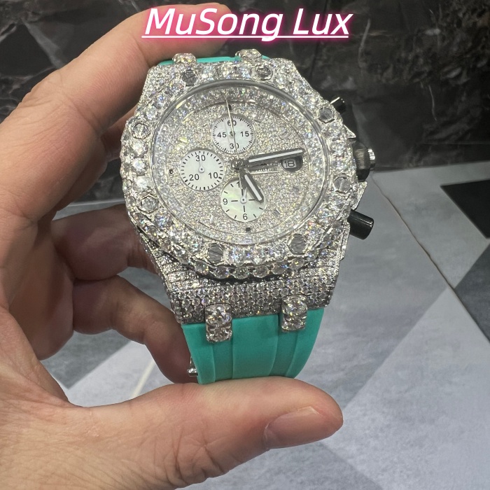 VVS Moissanite Audemars Piguet 26470 Two-Tone Rose Gold