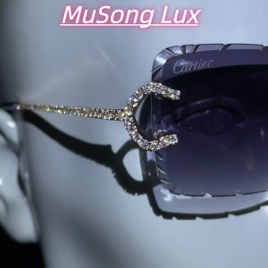 VVS Moissanite Cartier C glasses