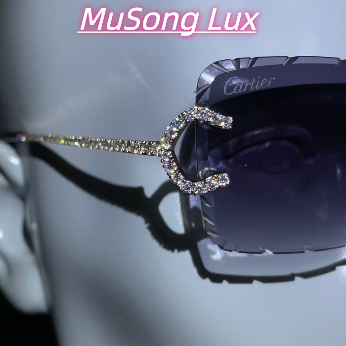 VVS Moissanite Cartier C glasses