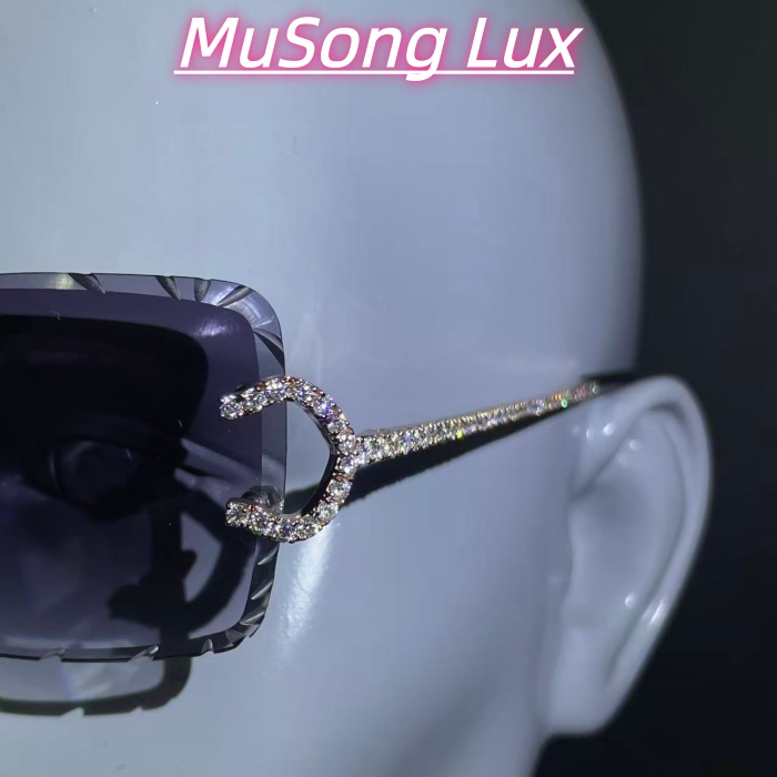 VVS Moissanite Cartier C glasses