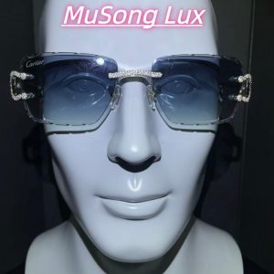 VVS Moissanite Cartier C glasses
