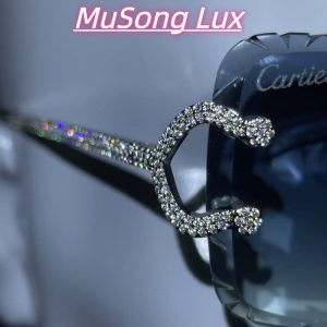 VVS Moissanite Cartier C glasses
