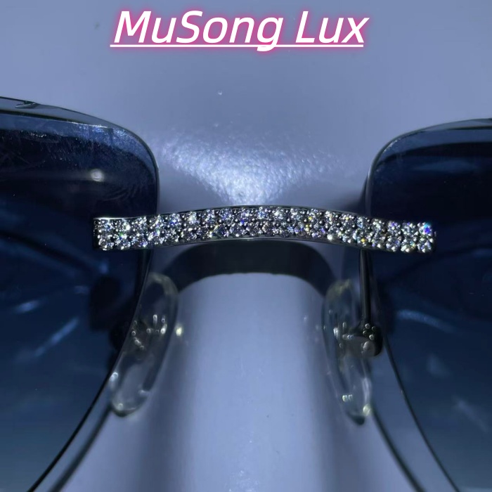 VVS Moissanite Cartier C glasses