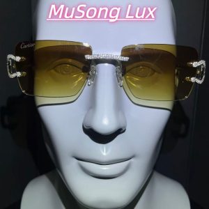 VVS Moissanite Cartier C glasses