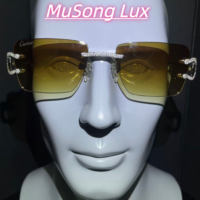 VVS Moissanite Cartier C glasses