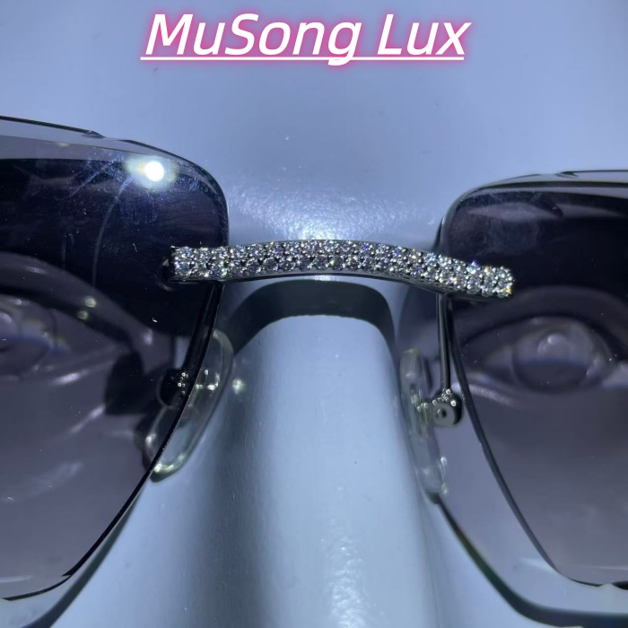 VVS Moissanite Cartier C glasses