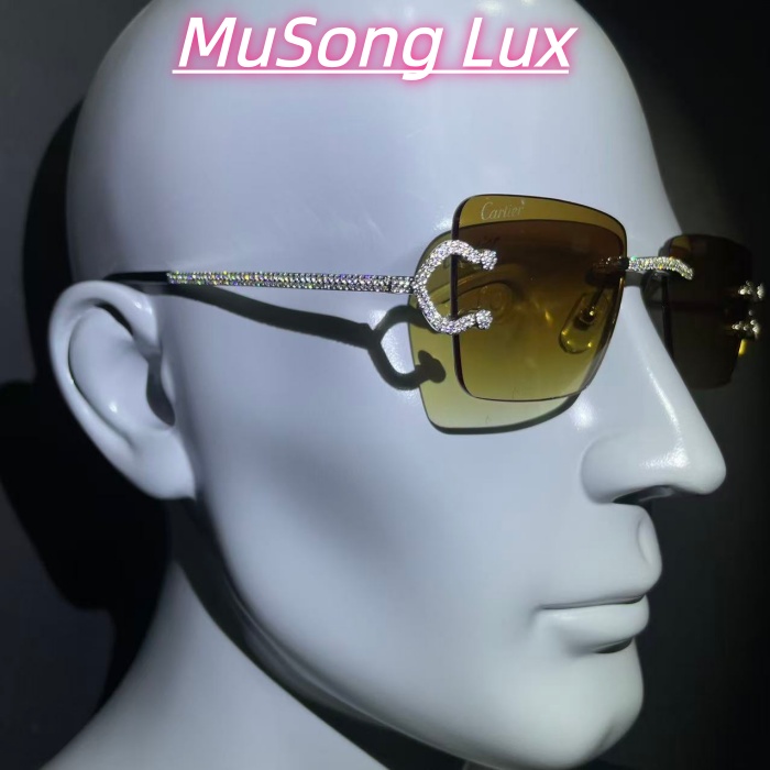 VVS Moissanite Cartier C glasses