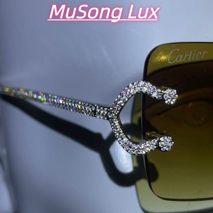 VVS Moissanite Cartier C glasses