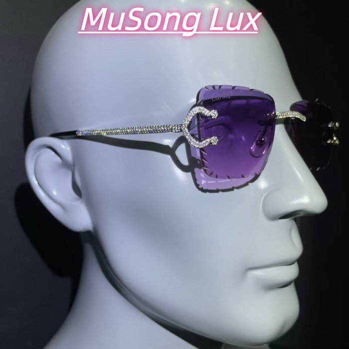 VVS Moissanite Cartier C glasses