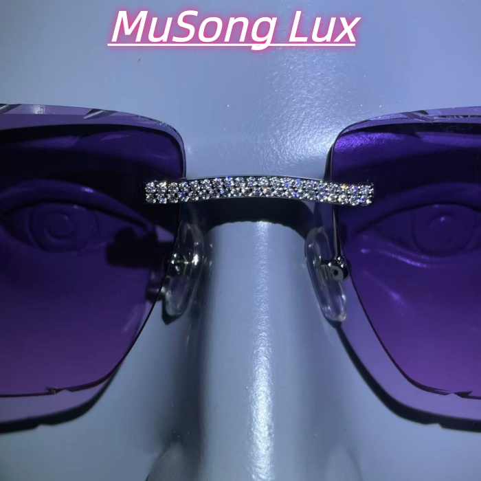 VVS Moissanite Cartier C glasses