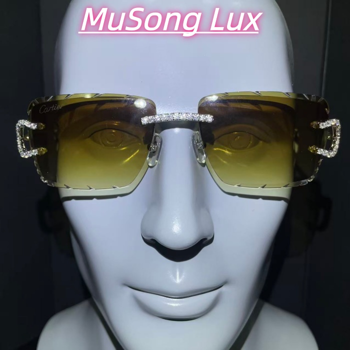 VVS Moissanite Cartier C glasses