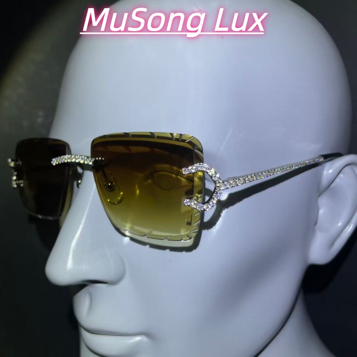 VVS Moissanite Cartier C glasses
