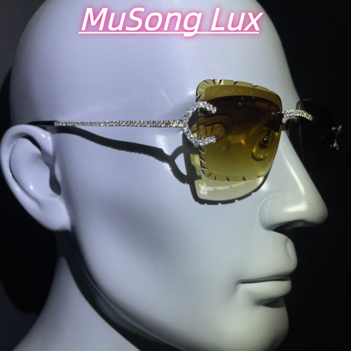 VVS Moissanite Cartier C glasses