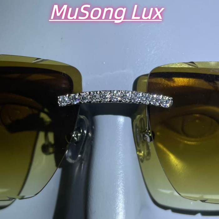 VVS Moissanite Cartier C glasses