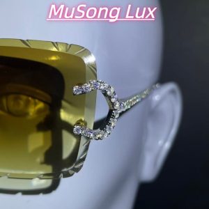 VVS Moissanite Cartier C glasses