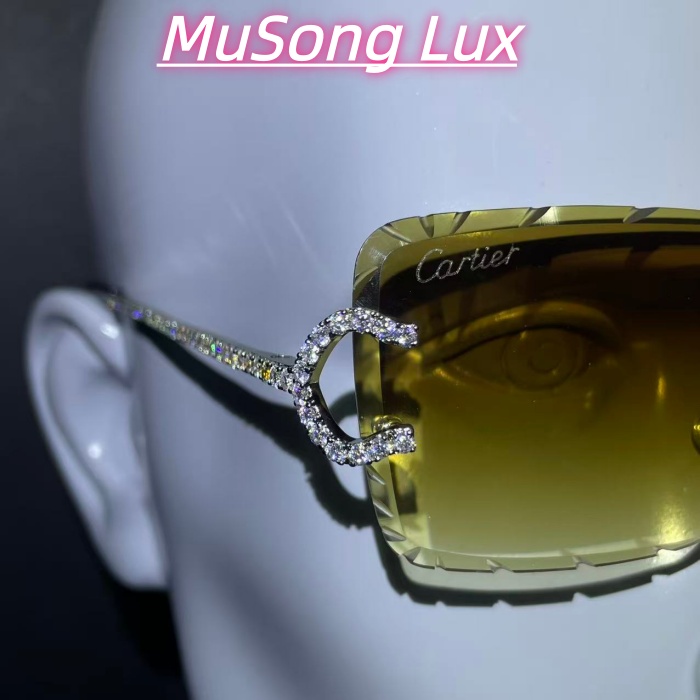 VVS Moissanite Cartier C glasses