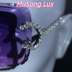 VVS Moissanite Cartier C glasses