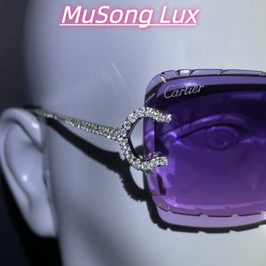 VVS Moissanite Cartier C glasses