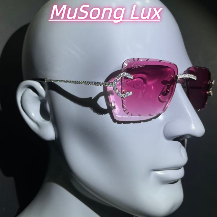 VVS Moissanite Cartier C glasses