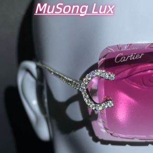 VVS Moissanite Cartier C glasses