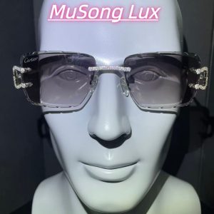 VVS Moissanite Cartier C glasses