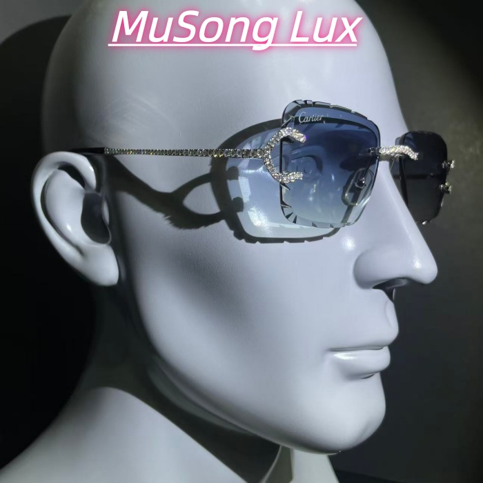 VVS Moissanite Cartier C glasses
