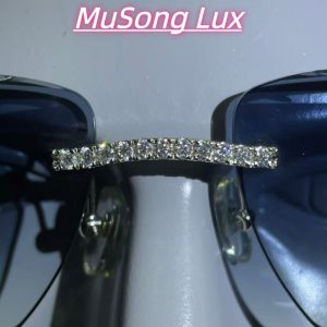 VVS Moissanite Cartier C glasses