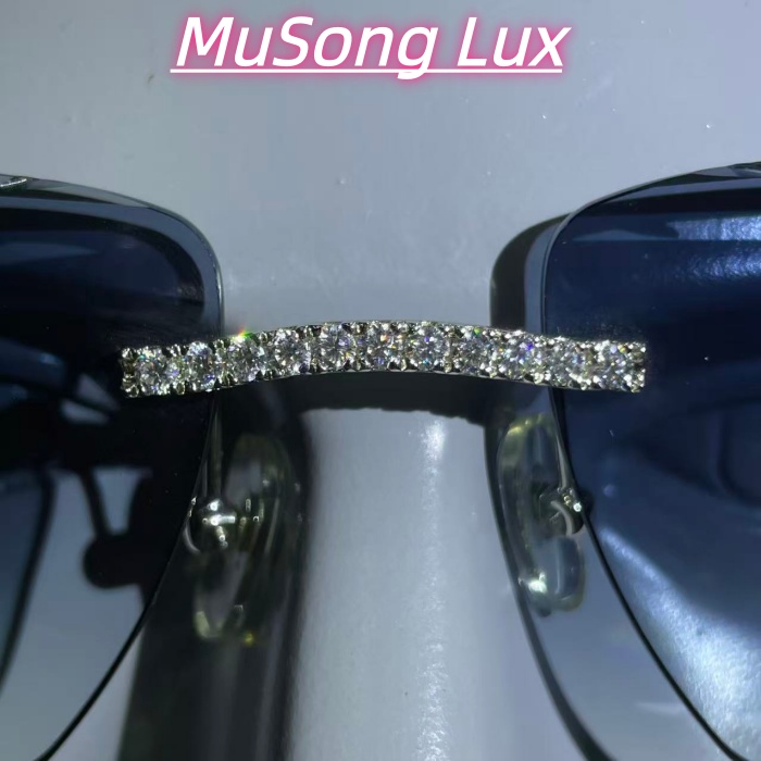 VVS Moissanite Cartier C glasses