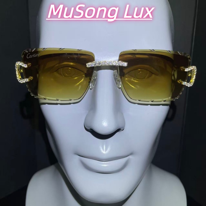 VVS Moissanite Cartier C glasses