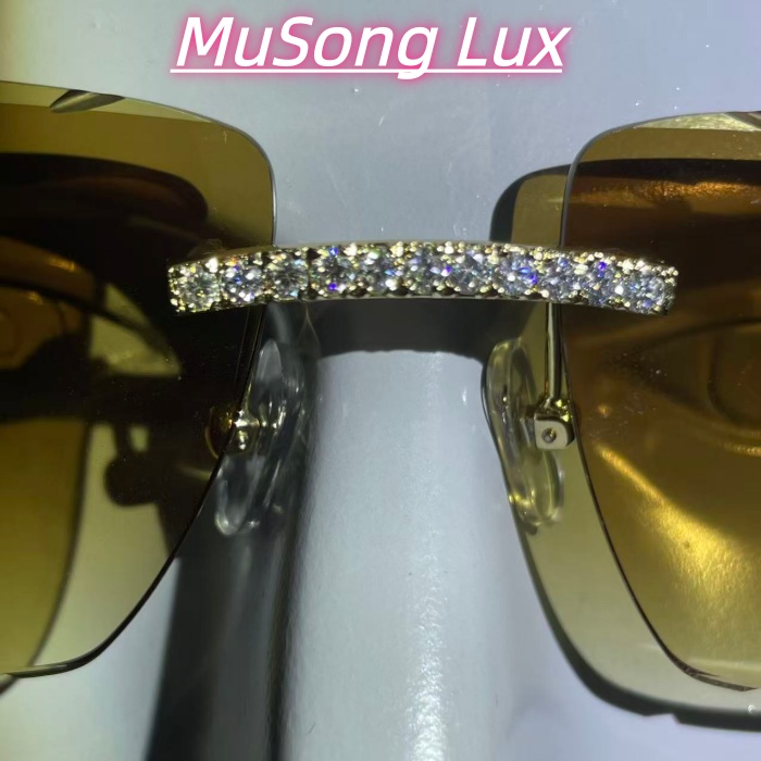 VVS Moissanite Cartier C glasses