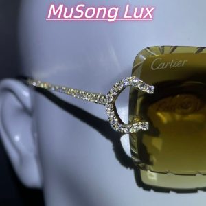 VVS Moissanite Cartier C glasses