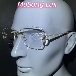 VVS Moissanite Cartier C glasses