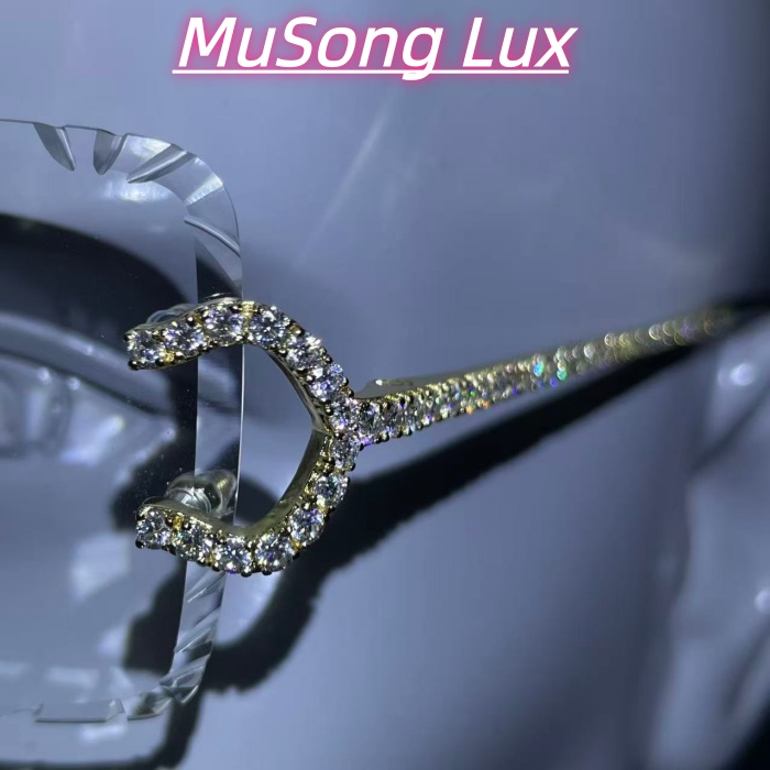VVS Moissanite Cartier C glasses