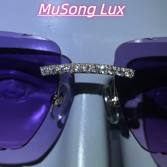 VVS Moissanite Cartier C glasses
