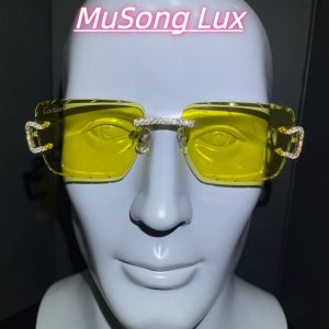 VVS Moissanite Cartier C glasses
