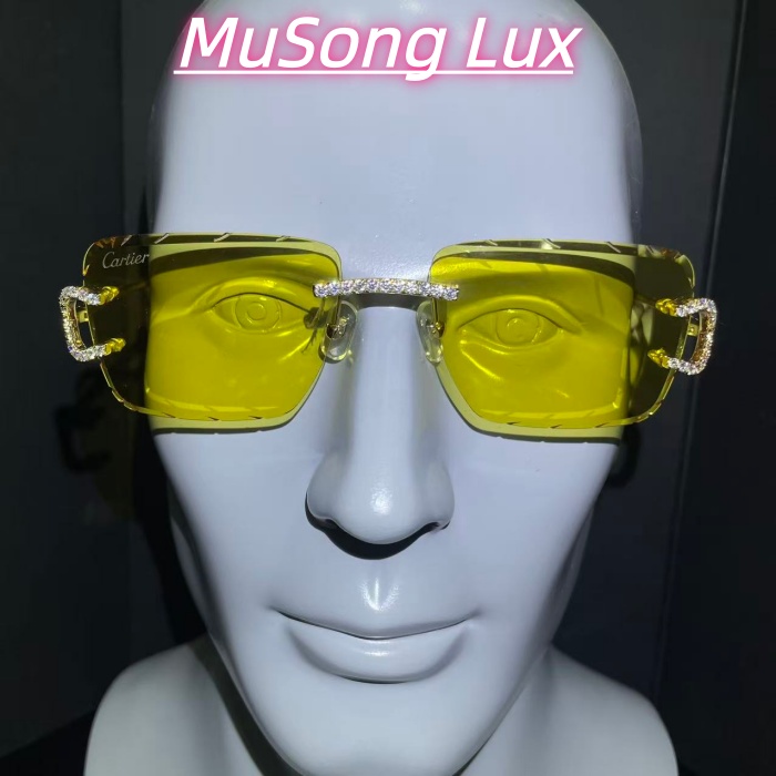 VVS Moissanite Cartier C glasses