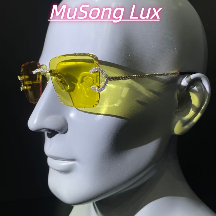 VVS Moissanite Cartier C glasses