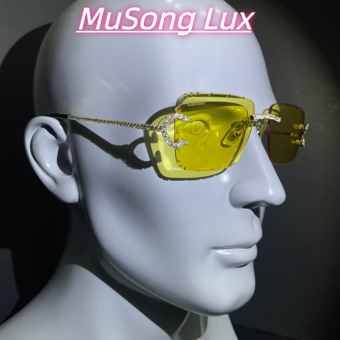 VVS Moissanite Cartier C glasses