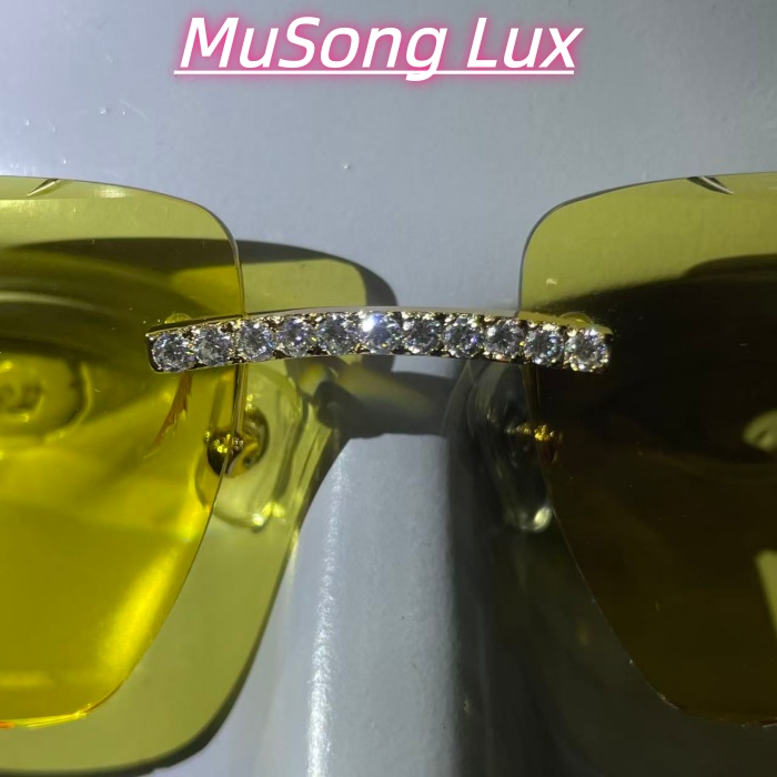 VVS Moissanite Cartier C glasses
