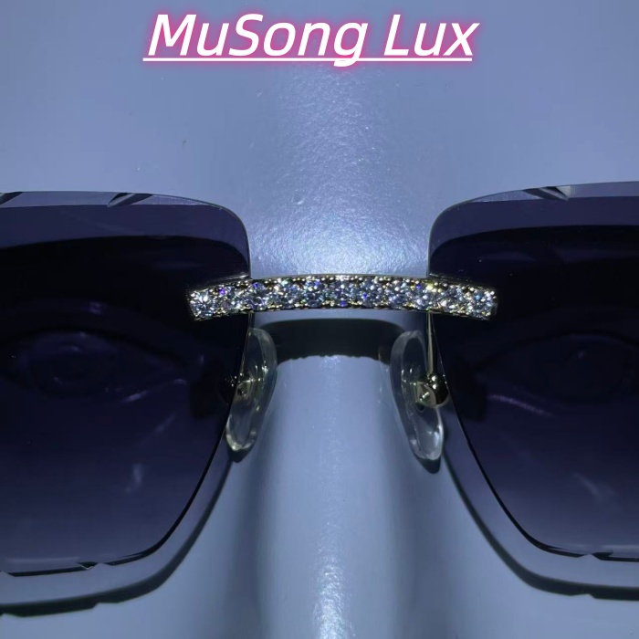 VVS Moissanite Cartier C glasses