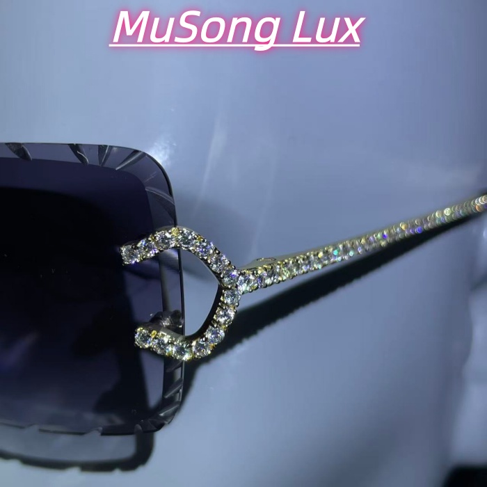 VVS Moissanite Cartier C glasses