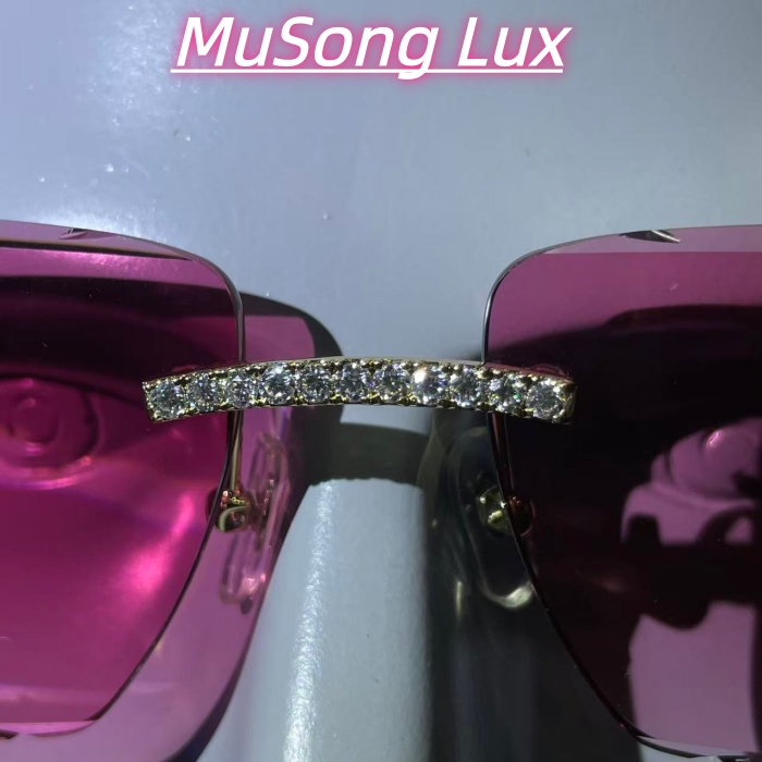 VVS Moissanite Cartier C glasses