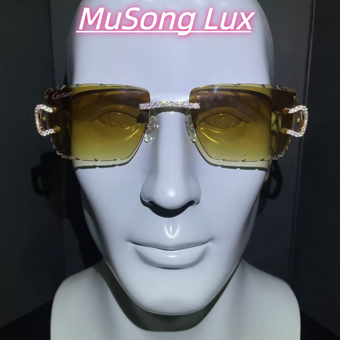 VVS Moissanite Cartier C glasses
