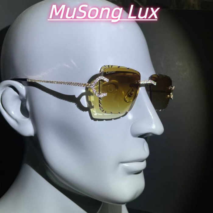 VVS Moissanite Cartier C glasses