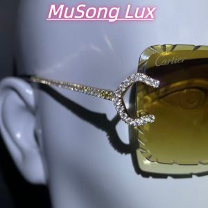 VVS Moissanite Cartier C glasses