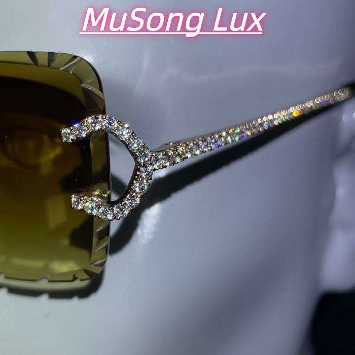 VVS Moissanite Cartier C glasses