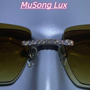VVS Moissanite Cartier Y luxury glasses