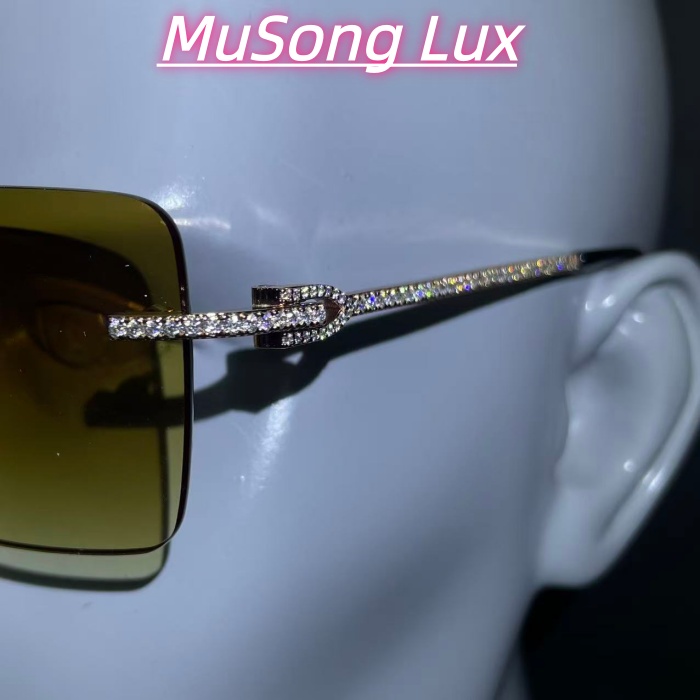 VVS Moissanite Cartier Y luxury glasses
