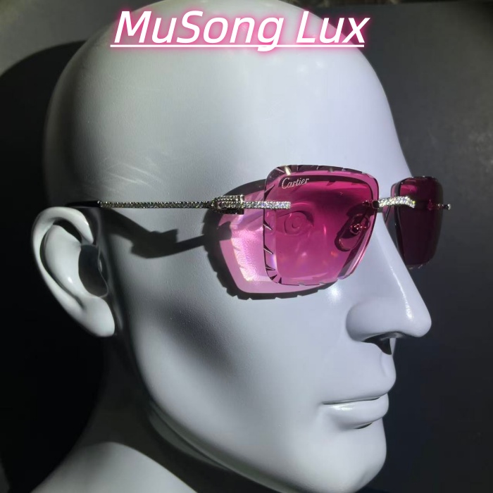 VVS Moissanite Cartier Y luxury glasses