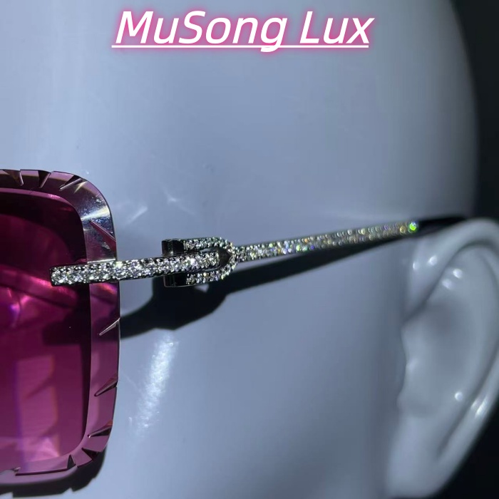 VVS Moissanite Cartier Y luxury glasses